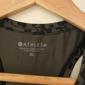 Athleta Shanti Crop Leopard Tank - XL
